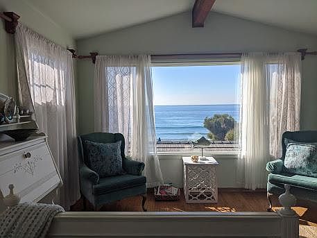 Wake up to this view from the upstairs master bedroom