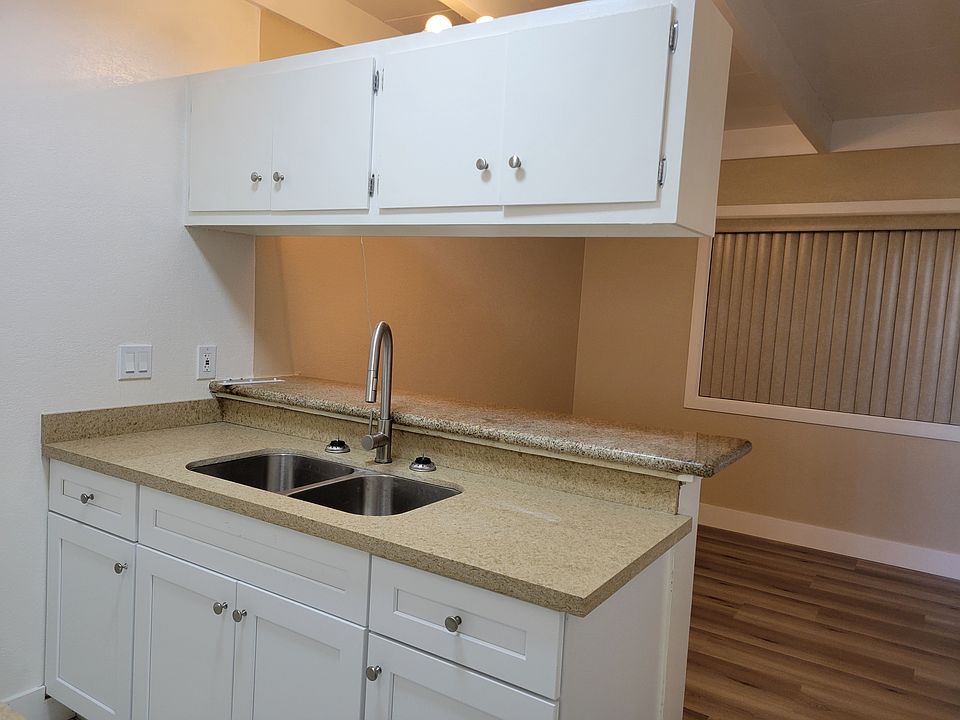 Kitchen facing the living room