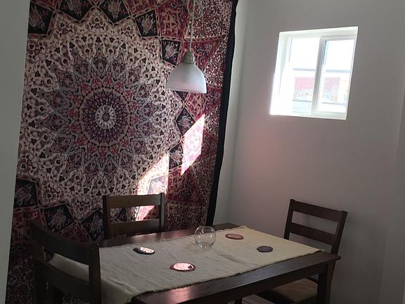 quaint breakfast nook (furniture/deco belongs to previous resident and not provided)