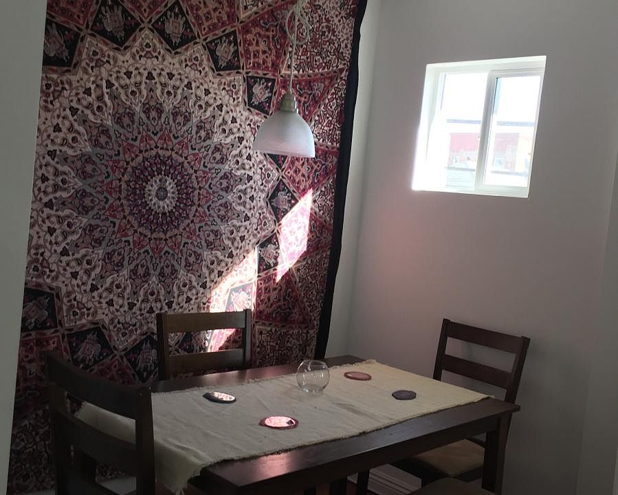 quaint breakfast nook (furniture/deco belongs to previous resident and not provided)