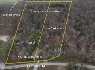 0 Red Hill Rd, Lewisburg, KY 42256