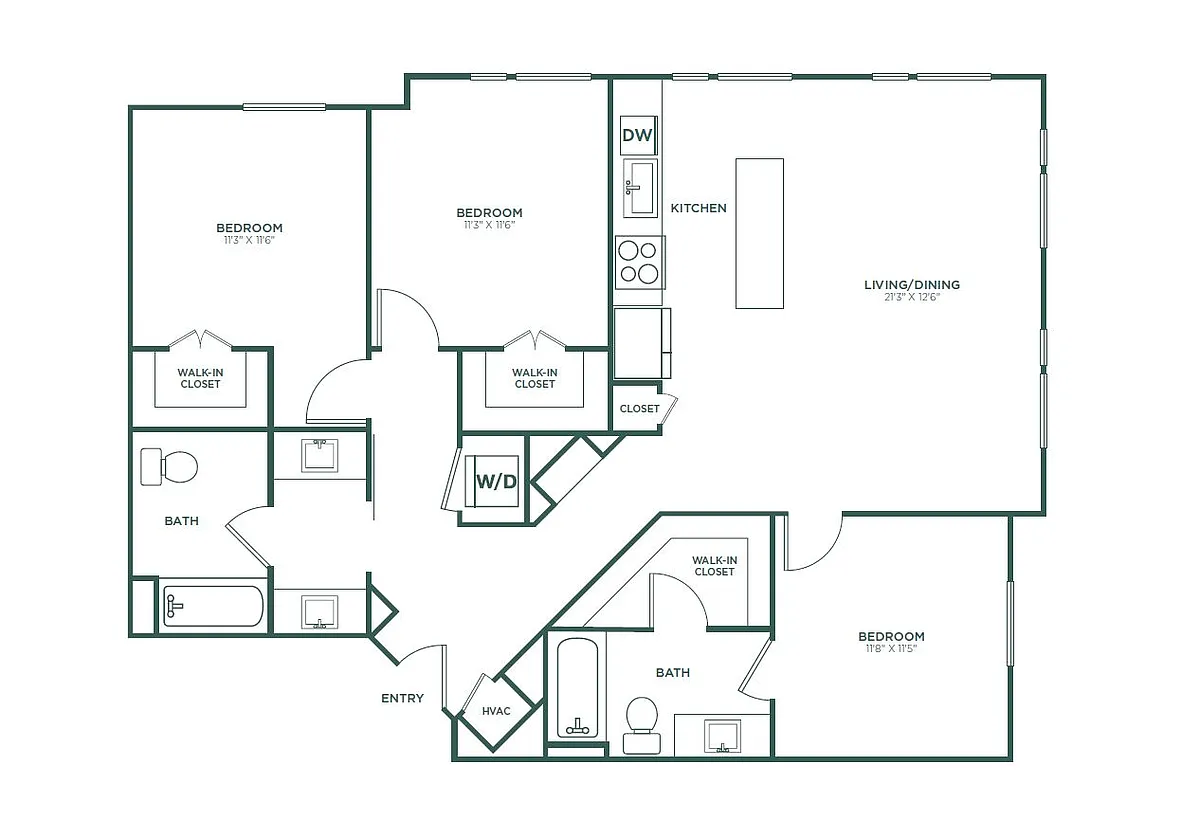 Floor plan C1