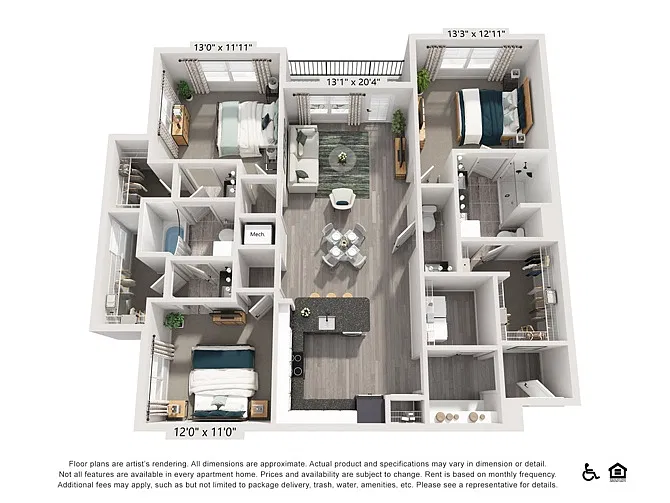 Floor plan C1A