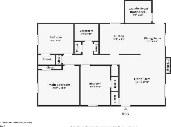 3 bed, 1.0 bath, 940 sqft, $1,875 — Photo 2