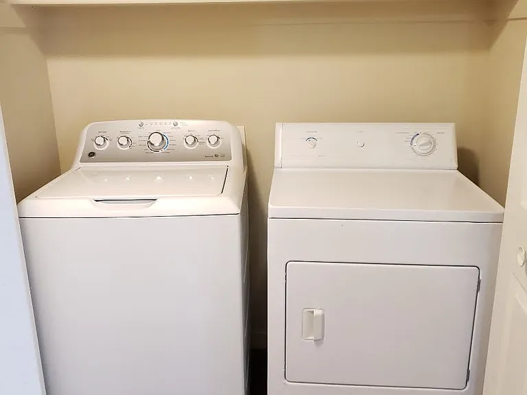 In-unit laundry room