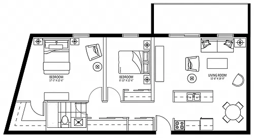 Floor plan 906