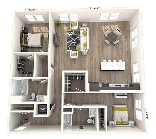 Floor plan B11-Upgrade