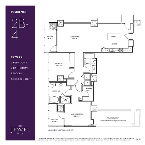 Floor plan 2B-4