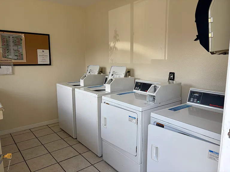 Two on-site lightly used laundry facilities.