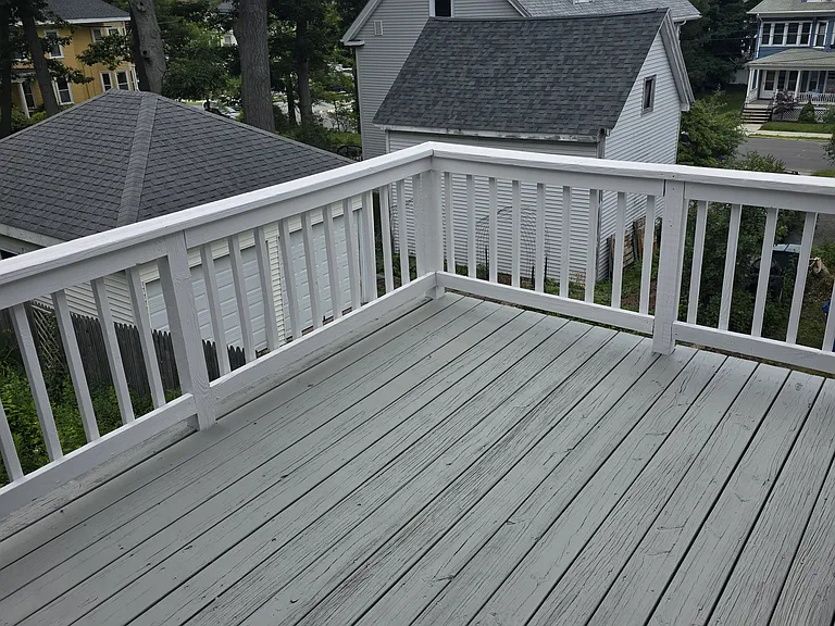 Just painted deck