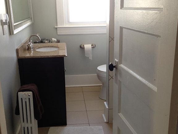 Upstairs bathroom 2: this bathroom has a tub/shower.