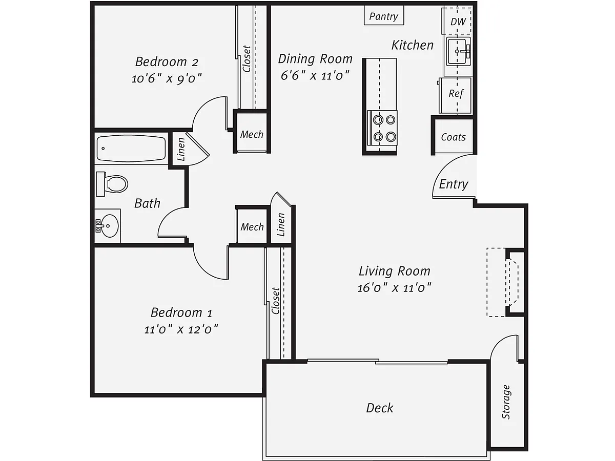 Floor plan B1