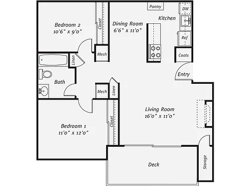 Floor plan B1