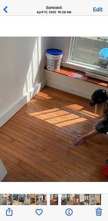 Refinish hardwood 