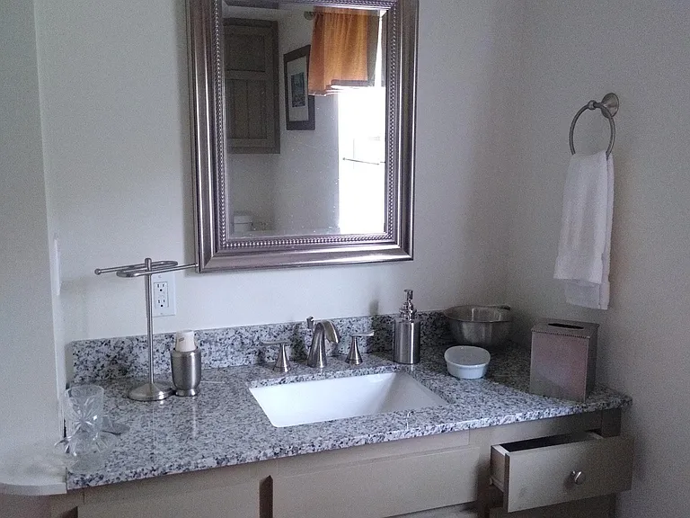Master bedroom vanity