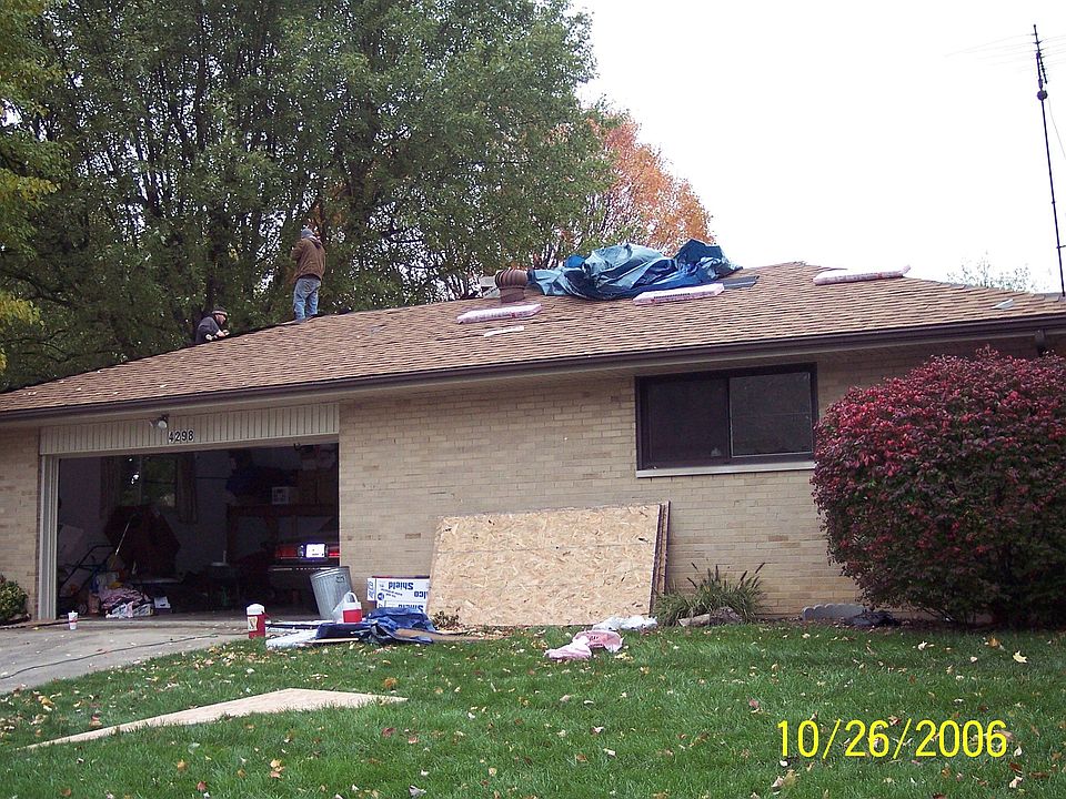 During Roof Replacement