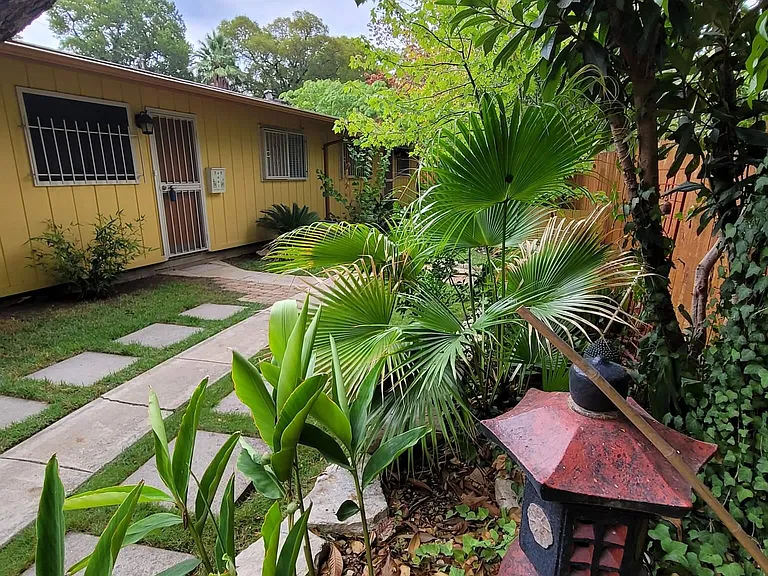 North side walkway