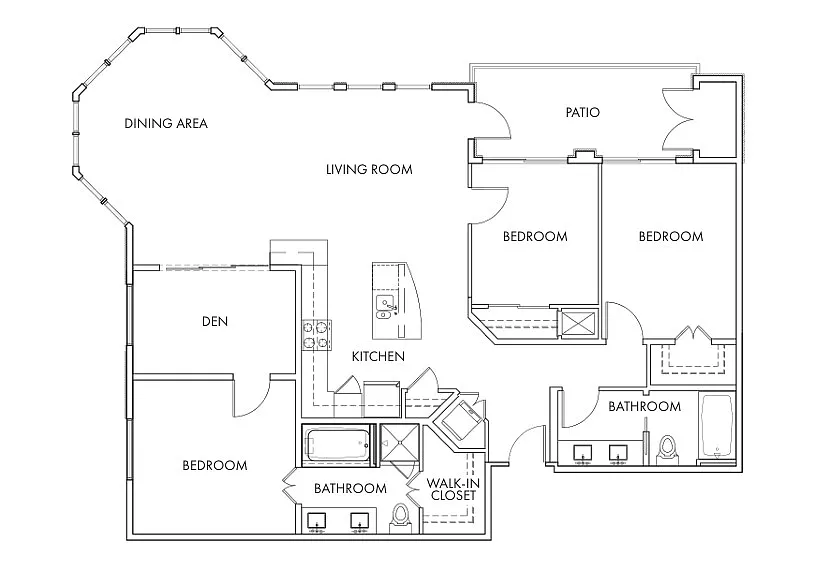 Floor plan Riverside Downtown