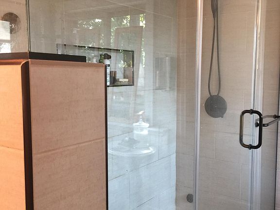 Steam shower in master bedroom