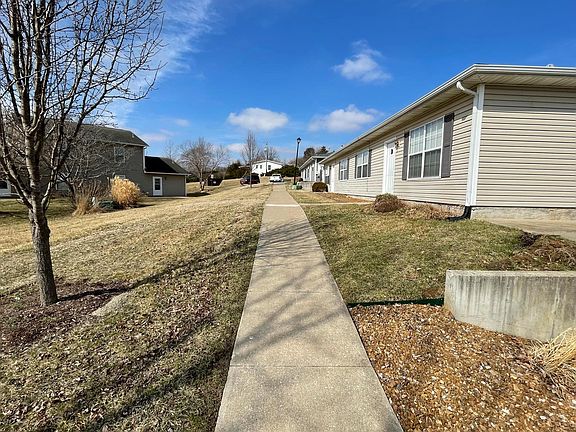 sidewalk headed West