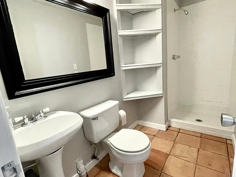 Basement bathroom