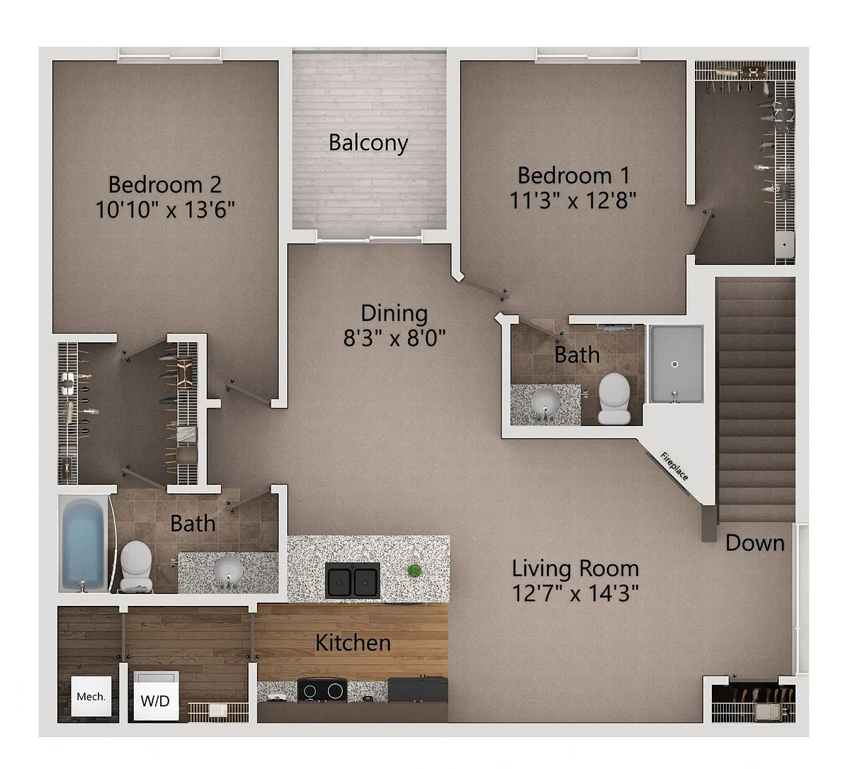 Floor plan Ash