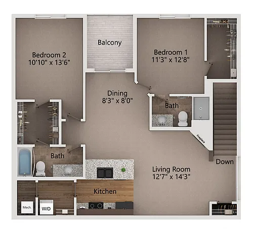 Floor plan Ash