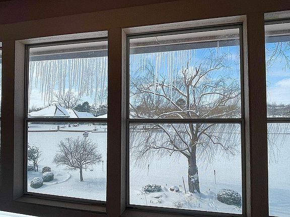 Winter- upstairs balcony