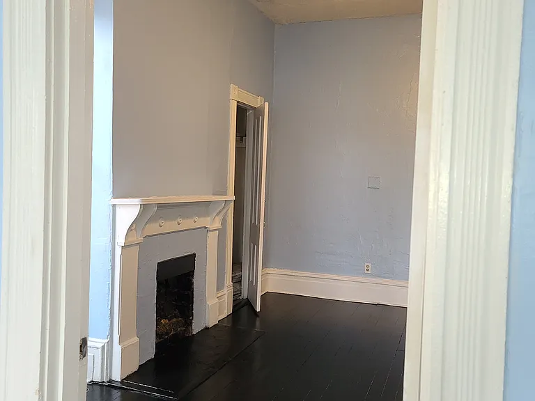 Looking into living room from front room