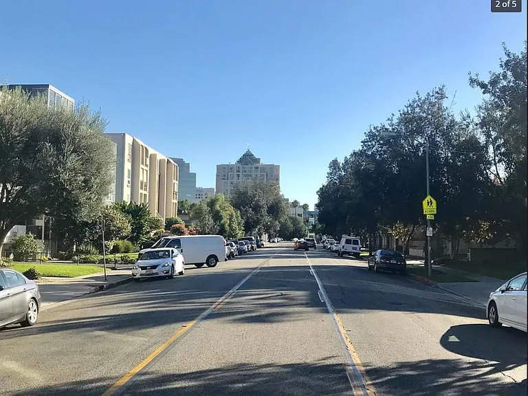 Central Ave. Ralph's is a block away. Other markets are even closer. Very safe and calm neighborhood.