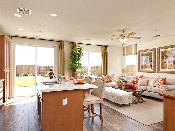 Photos are of model home