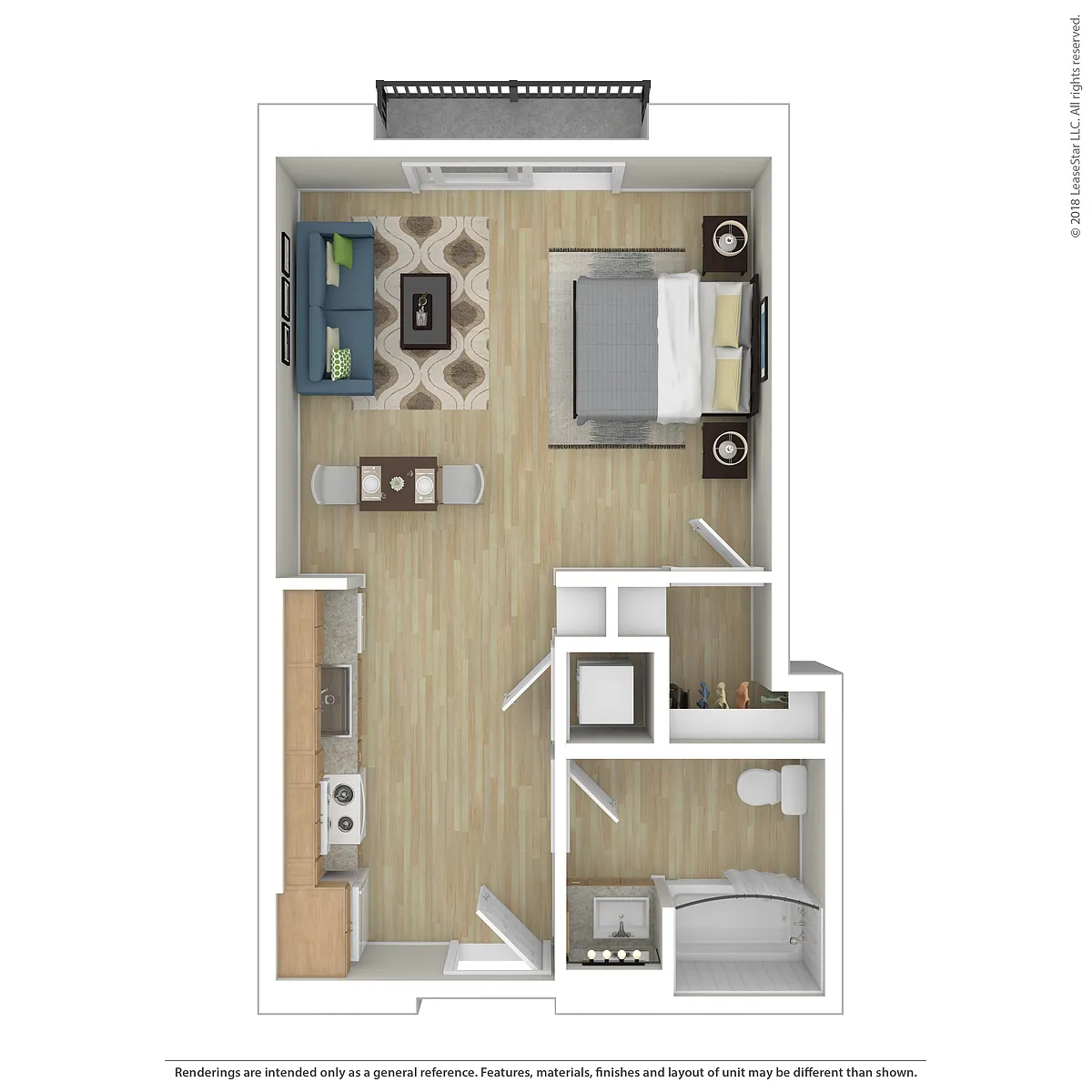 Floor plan Studio