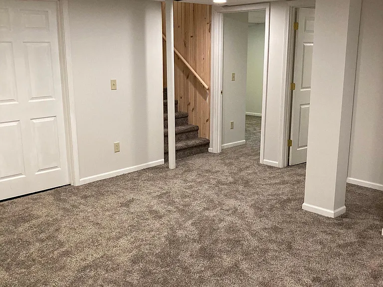 Finished basement, no egress windows