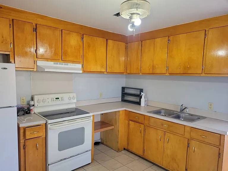 Eat in Kitchen, plenty of cabinets.