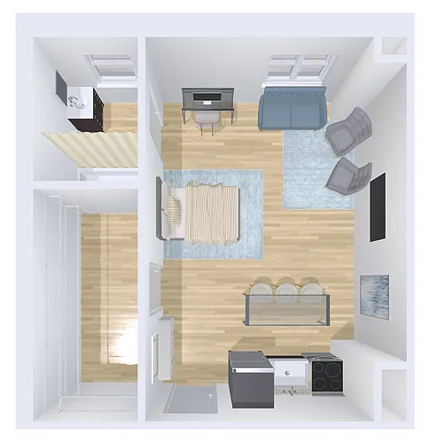 Floor plan studio 9