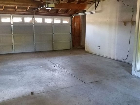 front view of garage