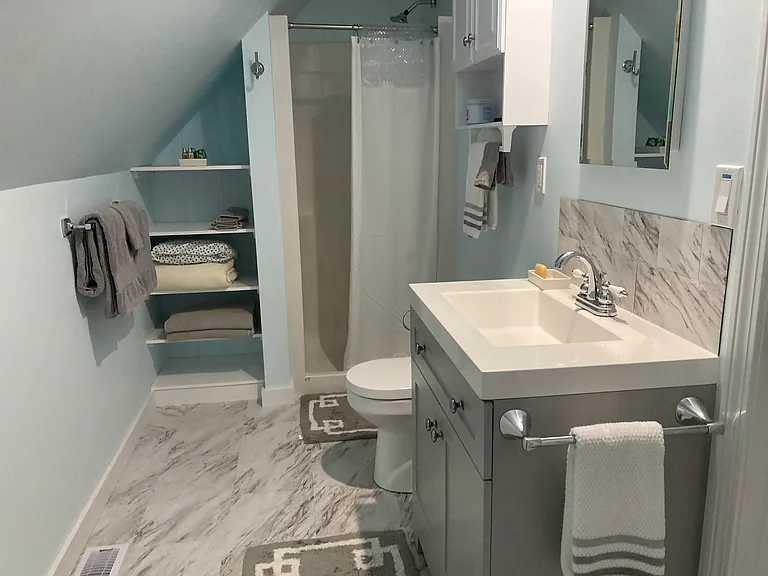 bathroom with shower