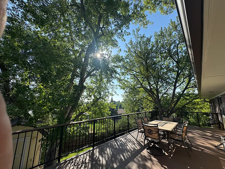 Deck morning shade