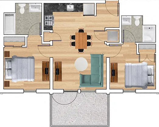 Block C Apartments — Photo 47