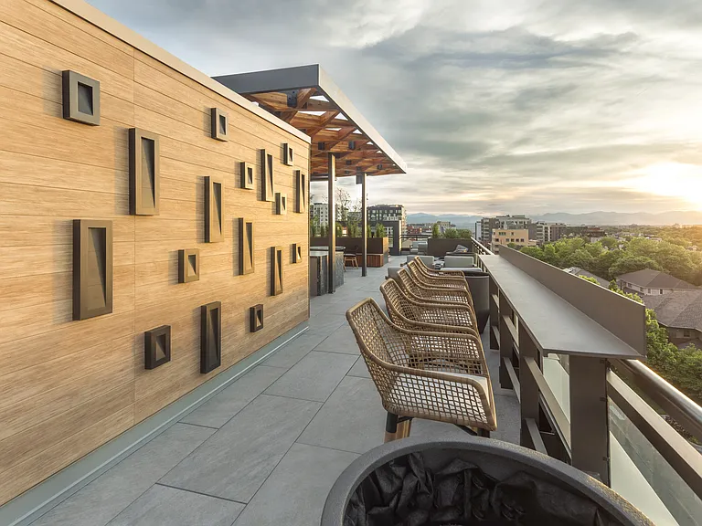 Sweeping mountain and city views