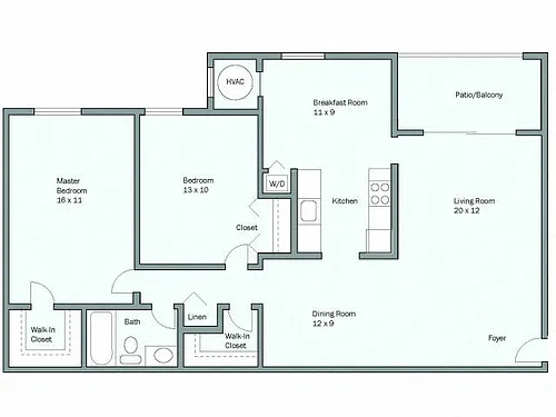 Floor plan Mason