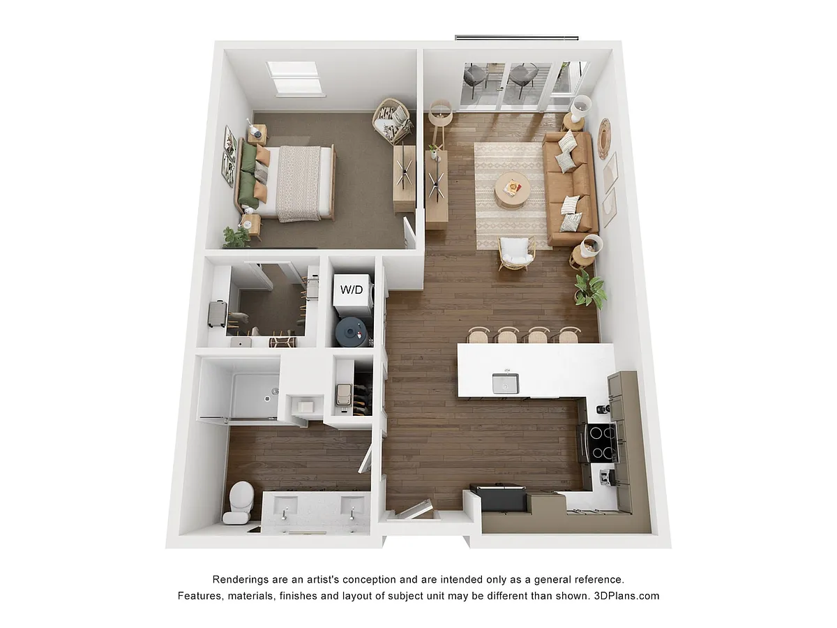Floor plan B1 1X1