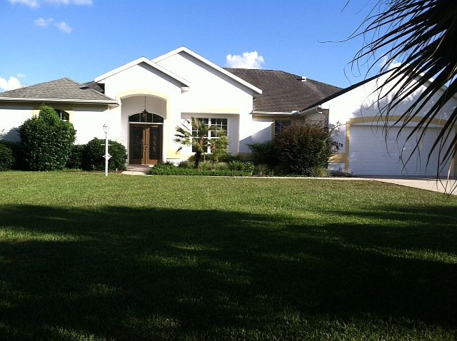 Pool home on golf course