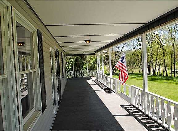 Wrap around front porch