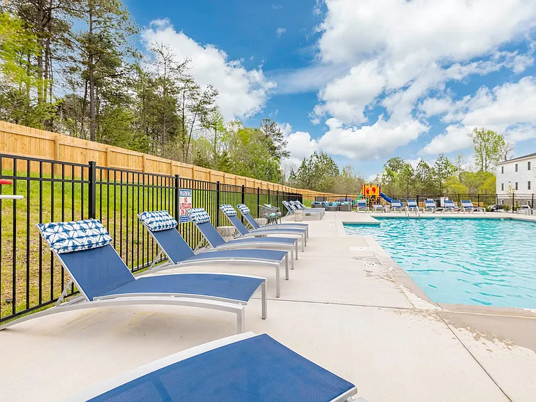 Saltwater Pool With Sundeck And Grilling at Legacy at Baldwin Ridge in Burlington, NC