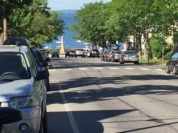 street view from house of Eastern Prom