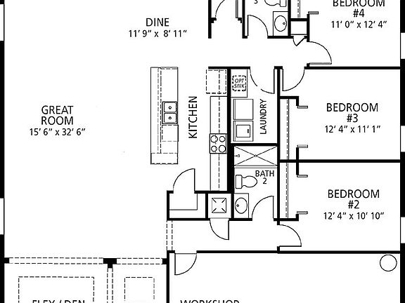 Elevation A - 1st Floor