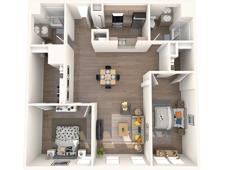 Floor plan The Carroll