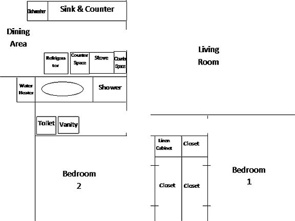 Floorplan (not to scale)