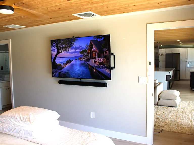 Main bedroom tv